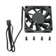 thumbnail image 2 of Ventilador PWM, PC Case Fan Dual Bolas Eficiente PBT Black Para Office, 2 of 7