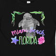thumbnail image 4 of Inktastic Miami Beach Florida Cute Swimming Manatee Boys or Girls Baby T-Shirt, 4 of 5