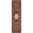 thumbnail image 2 of SAFAVIEH Classic Kirsteen Oriental Wool Runner Rug, Red/Black, 2'3" x 12', 2 of 11