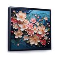 thumbnail image 2 of Designart "Blossom Surreal Apple Blooms II" Floral Floater Framed Canvas Print, 2 of 7
