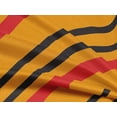 thumbnail image 4 of oneOone Rayon Mustard Yellow Fabric Stripes Sewing Material Print Fabric By The Yard 56 Inch Wide, 4 of 6