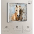 thumbnail image 2 of Rustic Rider Canvas Horse Wall Art by Art Remedy, White Frame, 40" x 40", 2 of 7