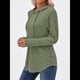 thumbnail image 4 of Sudadera con Capucha de Punto Acanalado Suave para Mujer, Suéter de Larga, Sudadera Ligera y Acogedora para Otoño. Verde L, 4 of 6