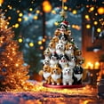 thumbnail image 5 of Christmas Tree Hanging Ornaments, Small Christmas Trees Cute Christmas Tree-Shaped Ornament for Office Home Holiday Decoration, 5 of 6