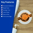 thumbnail image 3 of Avery Printable Wraparound Labels, Bright Orange, 2-3/8" x 8", 240ct, 3 of 11