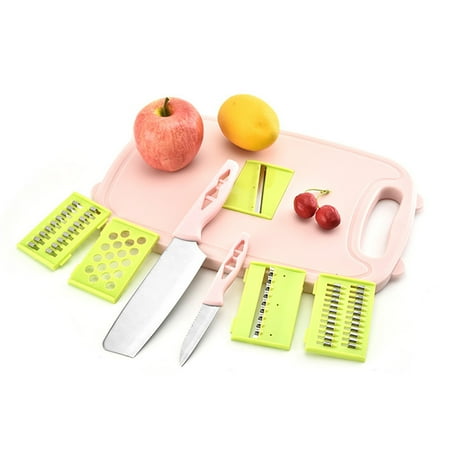 

Puloru Cutting Board with Grater Set Vegetable Slicer Cutter Chopper