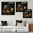 thumbnail image 4 of Designart Chic Black And Gold Perfume Bottle II Canvas Wall Art, 4 of 5
