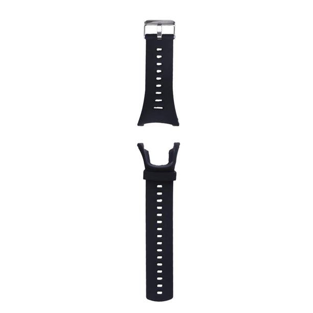 correa de reloj Correa de reloj de repuesto de goma suave para SUUNTO Ambit 3 PEAK/Ambi Black
