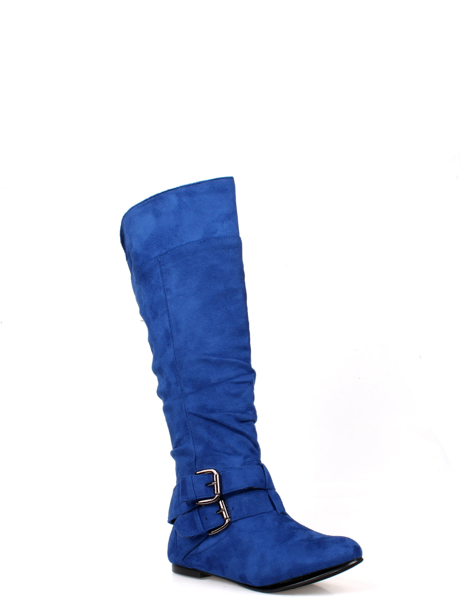 Nature Breeze - Nature Breeze Knee high Women's Slouchy Boots in Blue ...