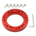 thumbnail image 4 of Adaptador de cubo de volante de coche de aleación de aluminio almohadilla espaciadora con seis tornillos piezas de Cola Espaciador del cubo del volante, 4 of 6