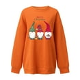 thumbnail image 4 of DPTALR Femmes Décontracté Imprimé de Noël Col Rond Manches Longues Chandail Hauts Blouse, 4 of 4