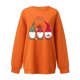 thumbnail image 4 of Moda Mujer Casual Navidad Imprimir O-cuello Manga larga Sudadera Tops Blusa Pompotops  gfhjh9870, 4 of 4