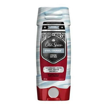 Old Spice Hardest Working Collection Hydrating Body Wash, Steel Courage, 16 Oz