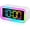 White, variant on Cute  Loud  Clock with RGB Night Light -  for Girls Room Decor and Kawaii Gifts, Small Size for Bedside or Desk Lamp in Bedrooms, Ideal for , Teens (Light )