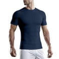 thumbnail image 3 of Kalauyu Compression Short Sleeve for Men T Shirts Quick Dry Stretchy Athletic Workout Tops Moisture Wicking Gym Tees, 3 of 5