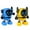 C, variante sur EGNMCR Jouets Robot Mini Tournants Multifonctions Toupies Fantaisie Toupies de Jeu de Combat the gryo Cadeaux d'Anniversaire pour Enfants