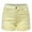 ACID YELLOW, variant on FashionMille Women's Casual Summer Mid Waist Streretch Denim Jean Raw Hem Ripped 3.5" Shorts with Pockets