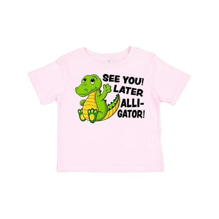 

Inktastic See You Later Alligator Gift Toddler Boy or Toddler Girl T-Shirt
