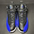 thumbnail image 4 of Ni - ke New Size 8.5 Womens Ni - ke Air Jordan 12 Retro Shoes Black Hyper Royal AO6068-004, 4 of 5