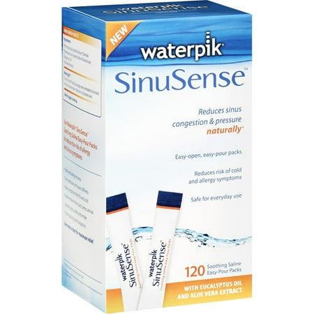 Waterpik Sinu Sense SinuSense Soothing Saline, 120 ea