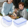 thumbnail image 4 of Meals Divided Rectangular Food Storage Container 27 Ounce/ Fresh-Keeping Box, 4 of 6