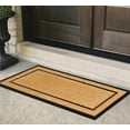 thumbnail image 3 of A1HC Natural Coir & Rubber Large Door Mat 30x60 inches Thick Durable Doormats for Entrance Heavy Duty, Thin Profile Front Door Mat, Picture Frame Black, 3 of 7