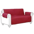 thumbnail image 4 of Cover Bonanza Indoor Loveseat Slipcover, 54 x 21 x 25 inch, Red/Brown, 4 of 9