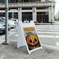 thumbnail image 5 of A-frame Sidewalk Pumpkins 24" x 36" Double Sided A-Frame Sidewalk Sign, Includes 2 Plastic Inserts | Foldable Portable White Signicade Sandwich Board Signs, 5 of 5