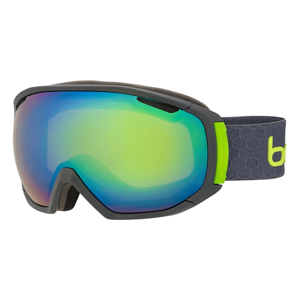 Bolle Winter Tsar Matte Smoke & Green Emerald 21645 Ski Goggles Modulator M L by Bolle