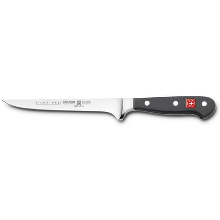 - Wusthof 6 Inch Forged Flexible Boning Knife, Classic Series | Full Tang High Carbon Stainless Steel Straight Edged Blade, Made With Precision Edge Technology