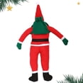 thumbnail image 1 of Precios de Liquidación, Decoración de pared de terciopelo con forma de Papá Noel para escalar, decoración colgante navideña, regalo original para colgar en la pared o en la ventana Akmoler, 1 of 5