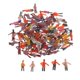 thumbnail image 2 of Figuras de Personas Mixtas de 100 Piezas, Diseño de Paisaje de Tren en Miniatura, 1: 50-1: 300 , 1:300, 2 of 8