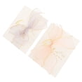 thumbnail image 1 of HEALEEP 2Pcs Wedding Hand Cards with Color Ribbon Bow Perfect for Wedding and Banquets, 1 of 8