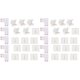 thumbnail image 1 of Tiras de luces LED, 10 unidades, adaptador para conector PCB 3528, color blanco, 1 of 6