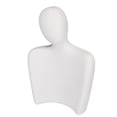 thumbnail image 3 of Collar de resina exhibición busto maniquí joyería organizador soporte figura estatua S blanco, 3 of 5
