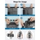 thumbnail image 5 of Dry Bag Waterproof for Women Men, 5L/10L/20L/30L/40L Roll Top Lightweight Dry Storage Bag Backpack with Phone Case for Travel, Swimming, Boating, Kayaking, Camping & Beach, 11 Transparent Co, 5 of 5