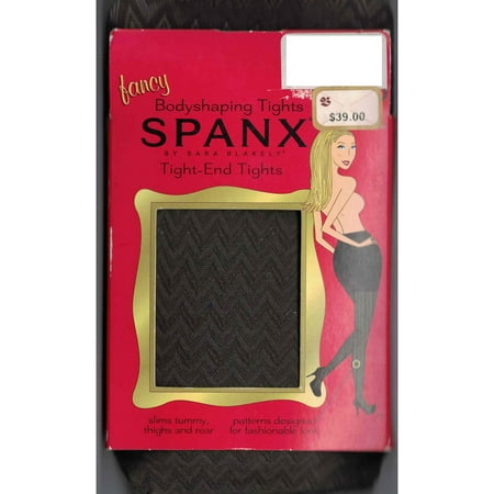 SPANX Fancy Bodyshaping Tight End Tights Tummy Shaping Sheers, 220, Smoke,