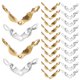 thumbnail image 4 of 1000pcs Bolsas Hebilla de cadena Broche de cuentas de hierro Clip DIY Accesorios de joyería (Plata + Dorado), 4 of 6