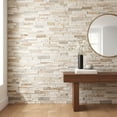 thumbnail image 6 of 3D Styrofoam Wall Panels with Carved Stone Effect Wall Cladding, Set of 9, 48 SqFt, Sandora, 6 of 9