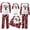 Red_Y, variant on Fgnfyis Christmas Pajamas for Family Deer Horn Letter Print Matching Long Sleeve Pajamas Set Loungewear