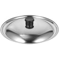 thumbnail image 1 of Stainless Steel Pan Lid Universal Pot Lid Frying Pan Cover Pot and Pan Lid for Kitchen, 1 of 8