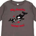 thumbnail image 4 of Inktastic My Auntie Loves Me Orca Family Boys or Girls Long Sleeve Toddler T-Shirt, 4 of 5
