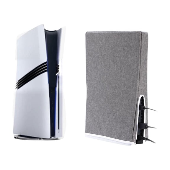 Durable Oxford Cloth Protective Case For PS5 Pro Console 23x18cm Black Gray