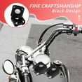 thumbnail image 4 of GOOHOCHY 2Ud Kit Abrazaderas Elevadoras Manillar Negro 7-8 Aluminio Para Accesorios De Motocicleta, 4 of 6