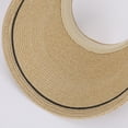 thumbnail image 6 of LRen Tea Party Hats Women Visor Sun Hat Wide Brim Adjutable Ponytail Packable Beach Holiday Summer Sun With UPF And Breathable Design, 6 of 8
