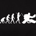 thumbnail image 3 of CafePress - The Evolution Of The Hockey Goalie Women's Dark T - Women's Traditional Fit Dark T-Shirt, 3 of 4