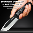 thumbnail image 2 of OERLA DE-0014 Fixed Blade Knife Full Tang Outdoor Camping Hunting Survival Knife, 2 of 7