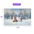 thumbnail image 5 of Hello Winter American Shorthair Football Snowman Welcome Snowy Morning Doormat Cat Lover Kitten Owner Gifts Indoor Outdoor Welcome Mat - 01012, 5 of 5