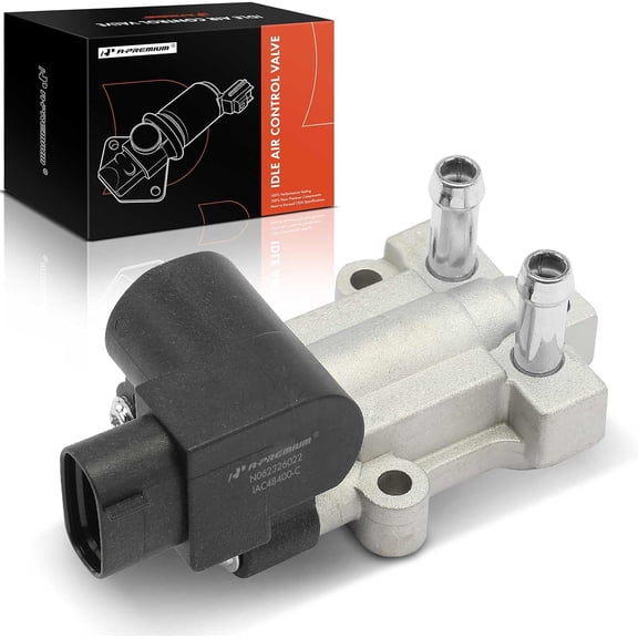 A-Premium Fuel Injection Idle Air Control Valve Compatible with Honda Civic 2001 2002 2003 2004 2005 1.7L, Auxiliary Air Valve, Replace# 16022PLCJ01