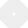thumbnail image 4 of 28"OD x 3"ID x 9 3/4"C x 1"P Logan Architectural Grade PVC Contemporary Ceiling Medallion, 4 of 11